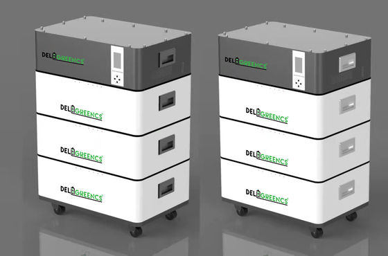 بسته باتری لیتیوم یونی اینورتر سیستم ذخیره انرژی Deligreen 48 ولت 200 آمپر ساعت 10 کیلووات ساعت 5 کیلووات