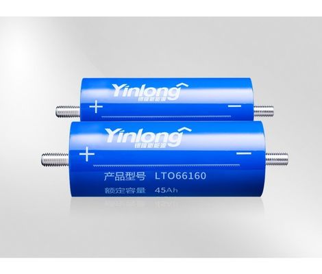 باتری دیپ سیکل 2.3 ولت 10 درجه سانتی گراد 45 آمپر ساعت 66160 لیتیوم یون فسفات سلول های Yinlong LTO